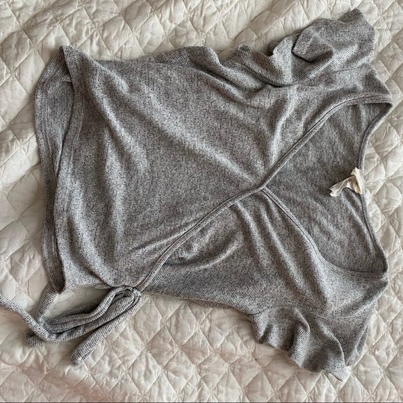 Grey Ruffle Shirt - Picture 5 of 5